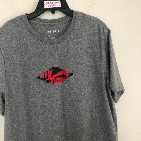 Air Jordan Chest Logo Short Sleeve Tee T Shirt - Picture 2 of 4